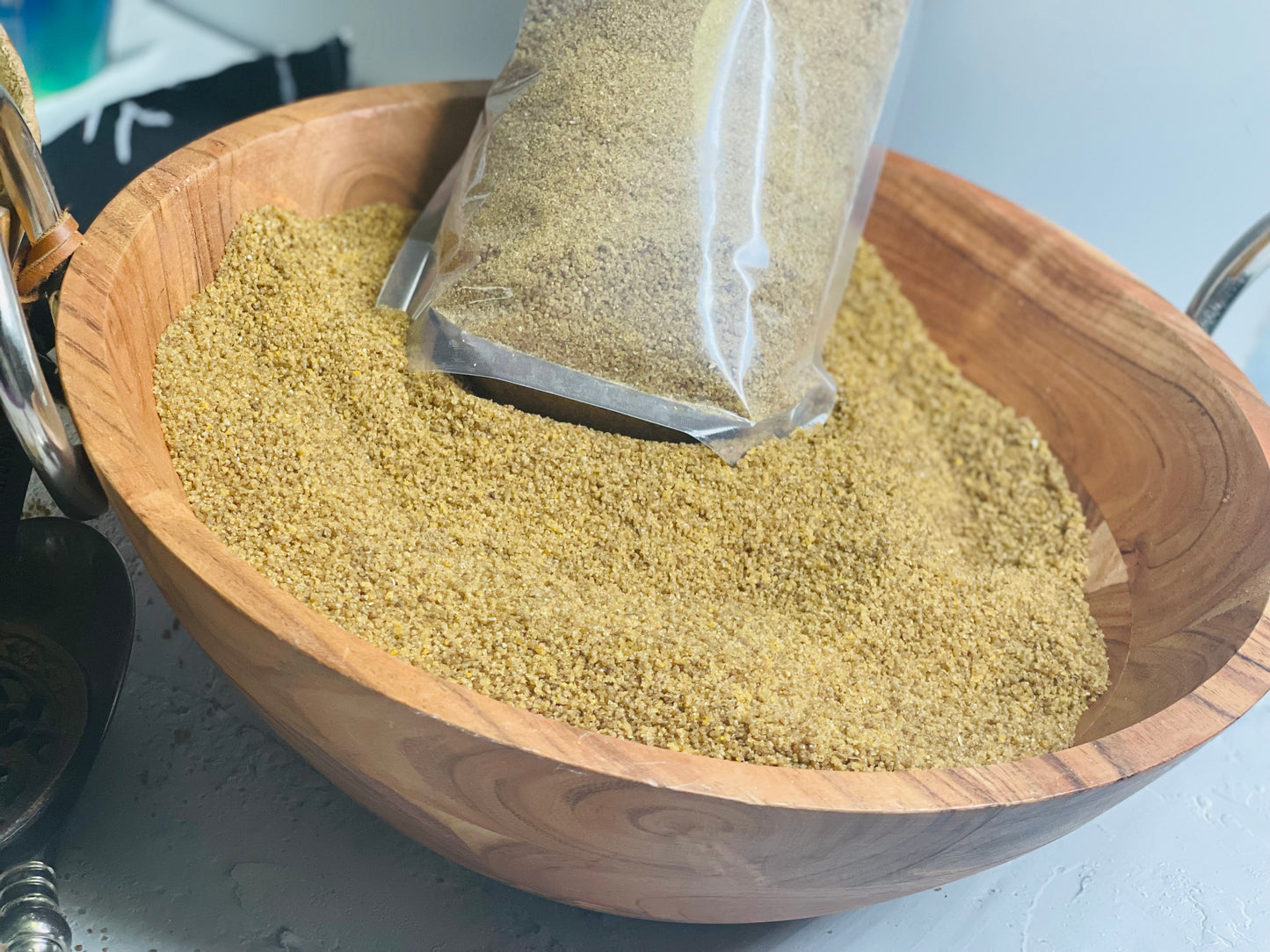 CHERREH COUSCOUS – Steamed Millet Flour.