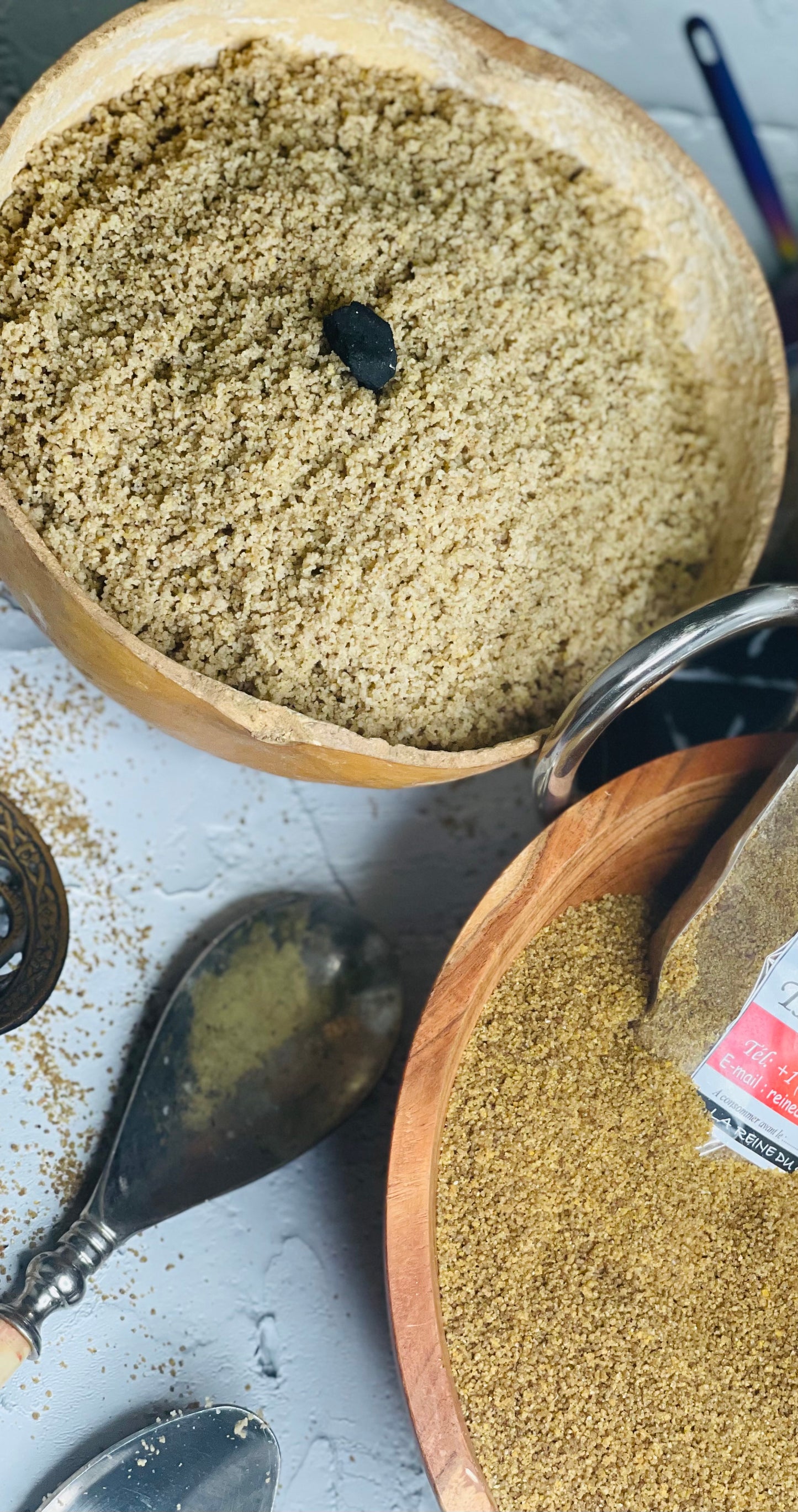 CHERREH COUSCOUS – Steamed Millet Flour.