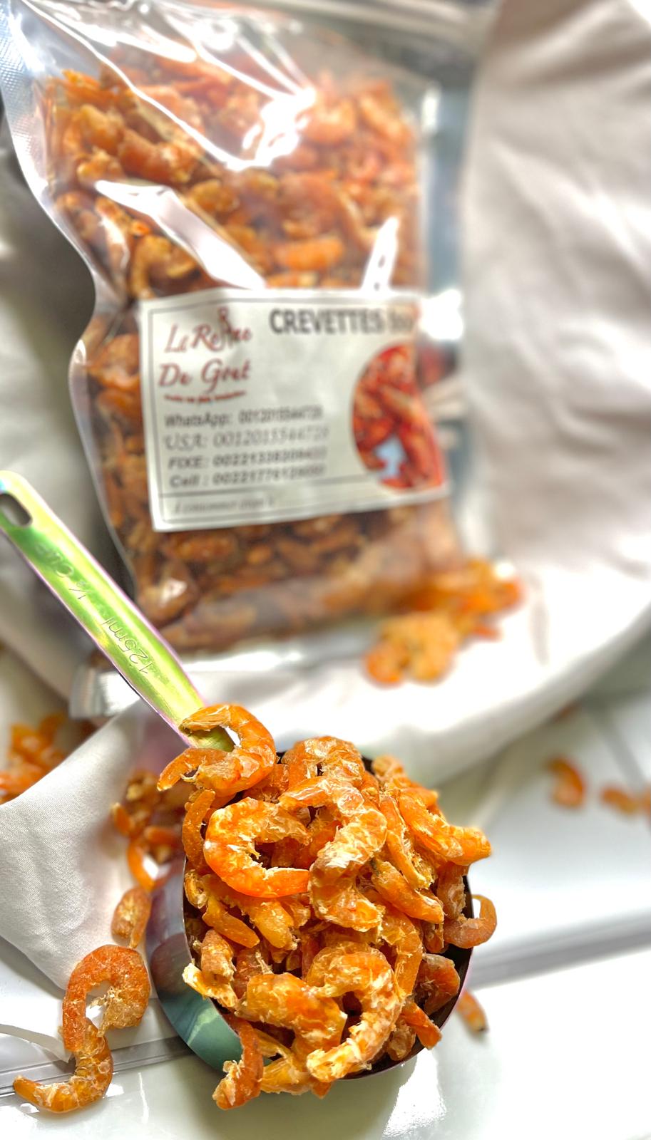 Sun-Dried Shrimp (Traditional Senegalese Seafood)