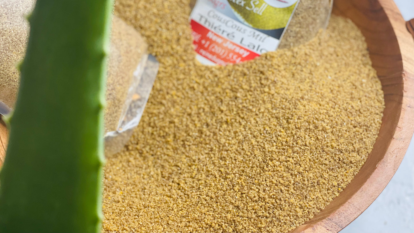 CHERREH COUSCOUS – Steamed Millet Flour.