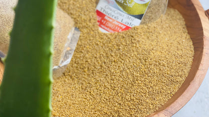 CHERREH COUSCOUS – Steamed Millet Flour.