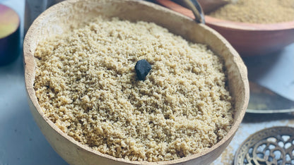 CHERREH COUSCOUS – Steamed Millet Flour.