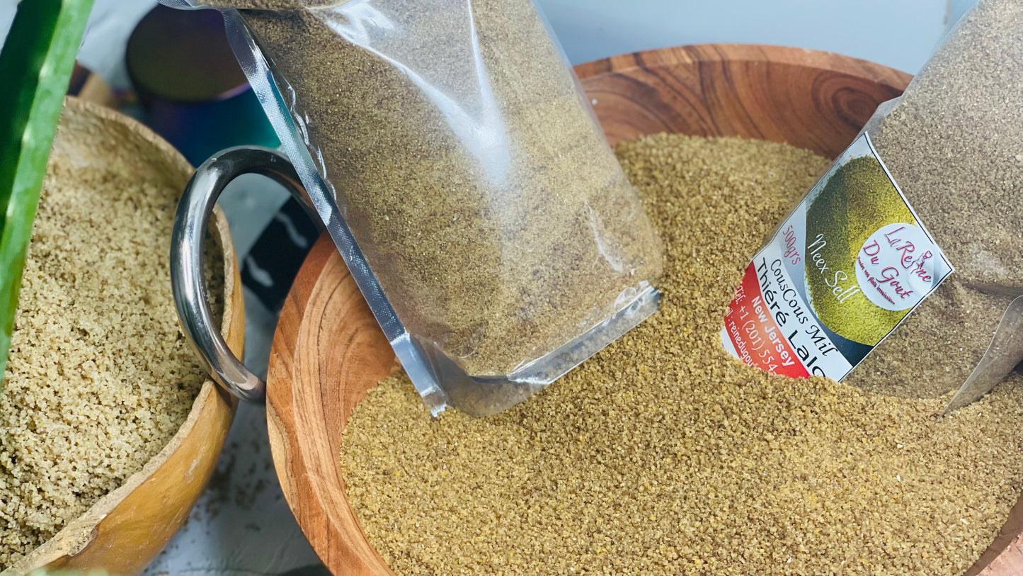 CHERREH COUSCOUS – Steamed Millet Flour.