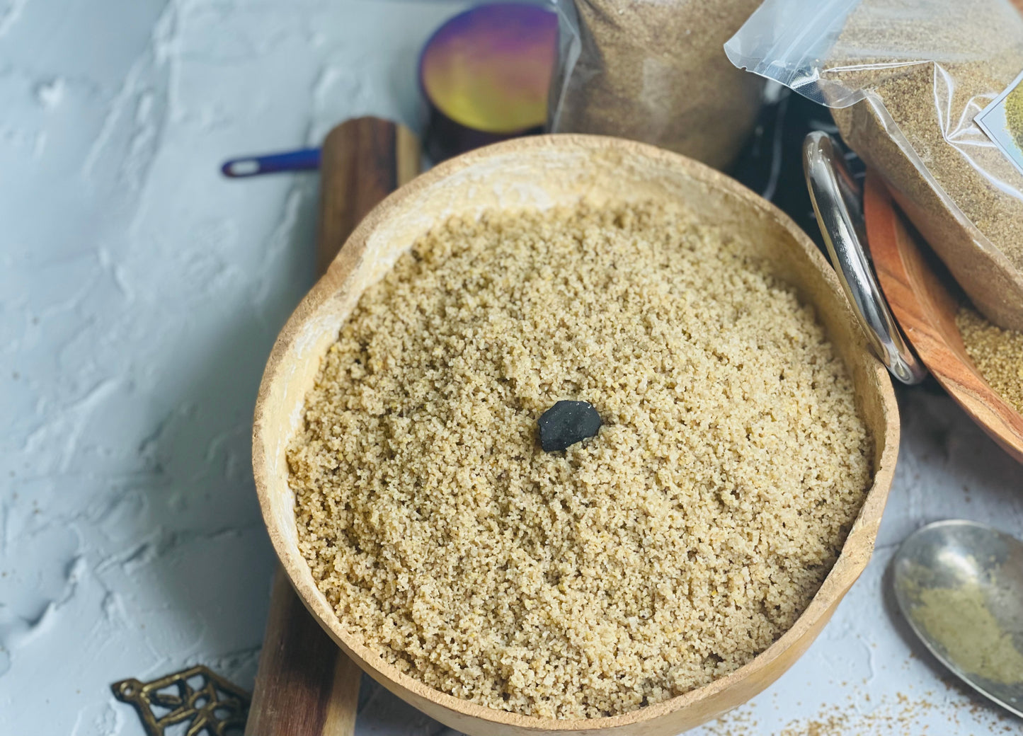 CHERREH COUSCOUS – Steamed Millet Flour.