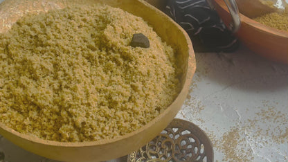 CHERREH COUSCOUS – Steamed Millet Flour.